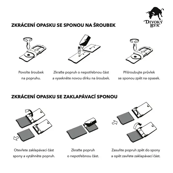 Dámský kožený bilý opasek 15mm 