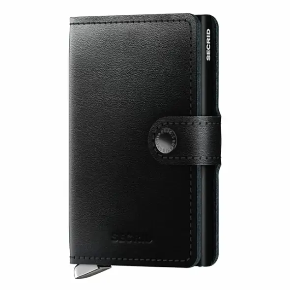 Pánská černá peněženka Secrid Miniwallet Polished Black 