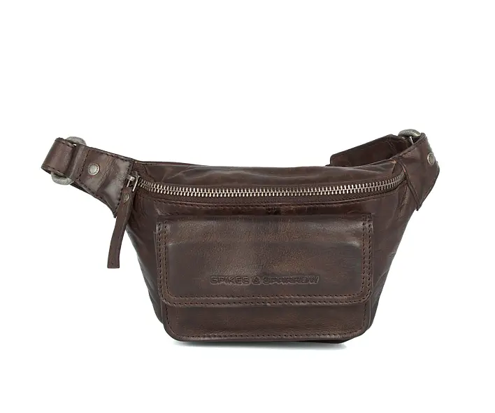 Hnědá kožená ledvinka SPIKES & SPARROW 38758267