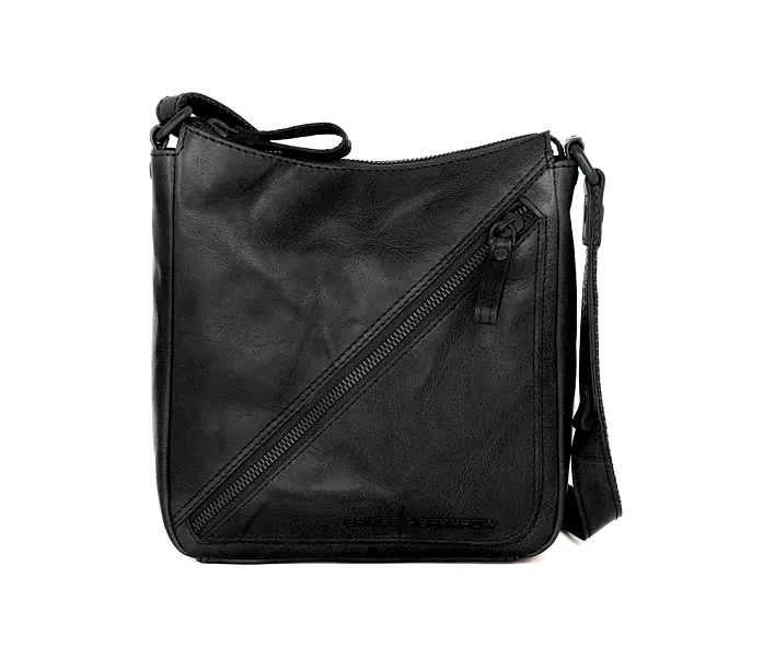 černé kožene crossbody 58111000