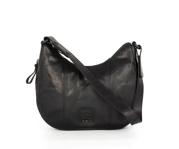 Černá kožená kabelka 40117100