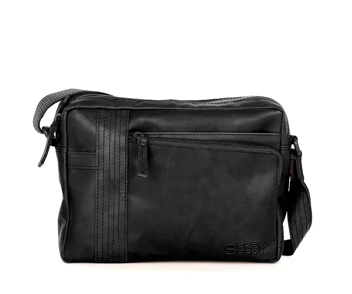 Černé kožene crossbody 60151000