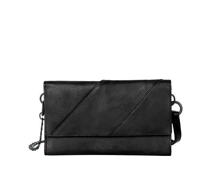 Černá kožená kabelka 60715000