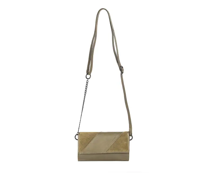 Zelená malá kožená kabelka SPIKES & SPARROW 