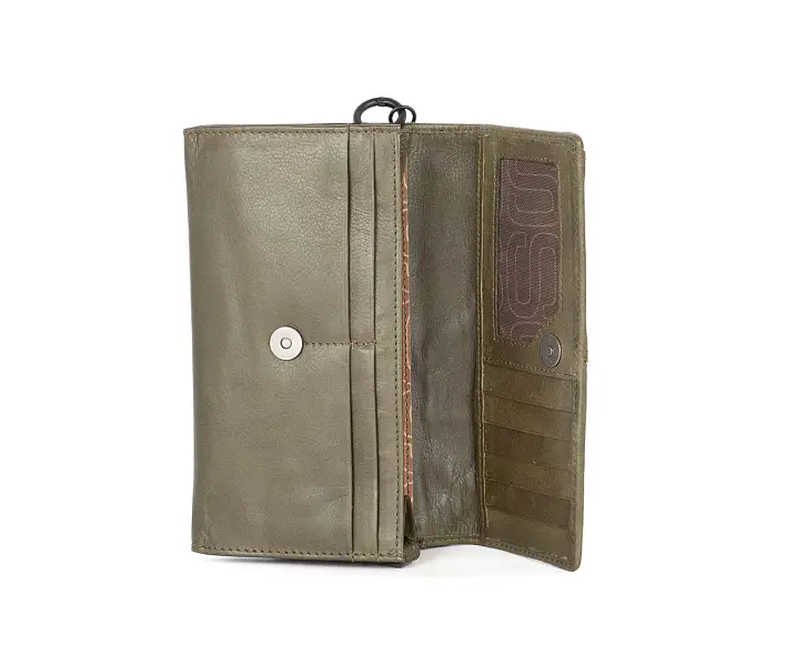 Zelená malá kožená kabelka SPIKES & SPARROW 