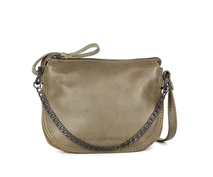 Zelená kožená kabelka 60815106