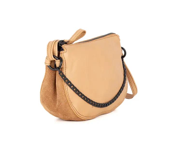 Camel kožená kabelka SPIKES & SPARROW 
