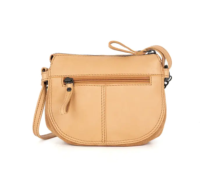 Camel kožená kabelka SPIKES & SPARROW 