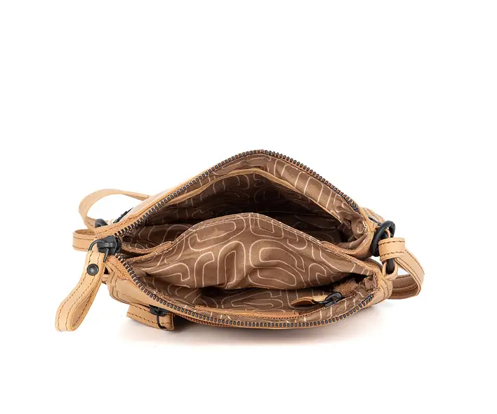 Camel kožená kabelka SPIKES & SPARROW 