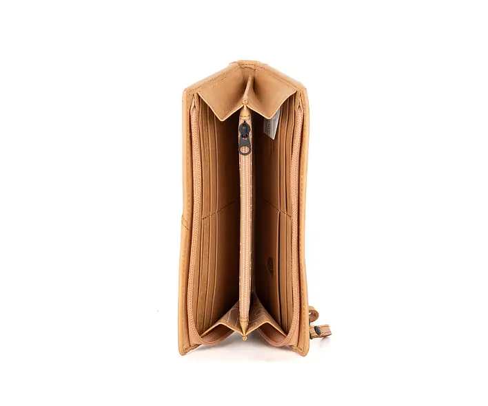 Hnědá dámská kožená peněženka SPIKES & SPARROW 