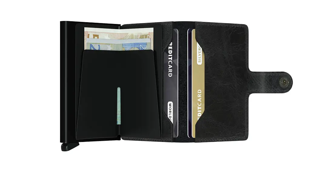 Černá peněženka SECRID Miniwallet Vintage MV-Black Secrid