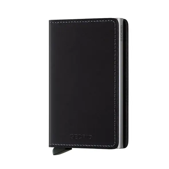 Kožená minipeněženka SECRID Slimwallet Original Bl