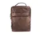 Hnědý kožený batoh