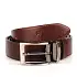 hnědý koženy opasek