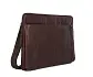Hnědá kožená taška na notebook 38105001