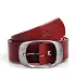 červený dámský koženy opasek