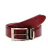 bordo koženy opasek