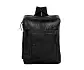 Černý cestovní kožený batoh 50167000