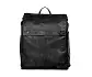 Černý cestovní kožený batoh 60703000