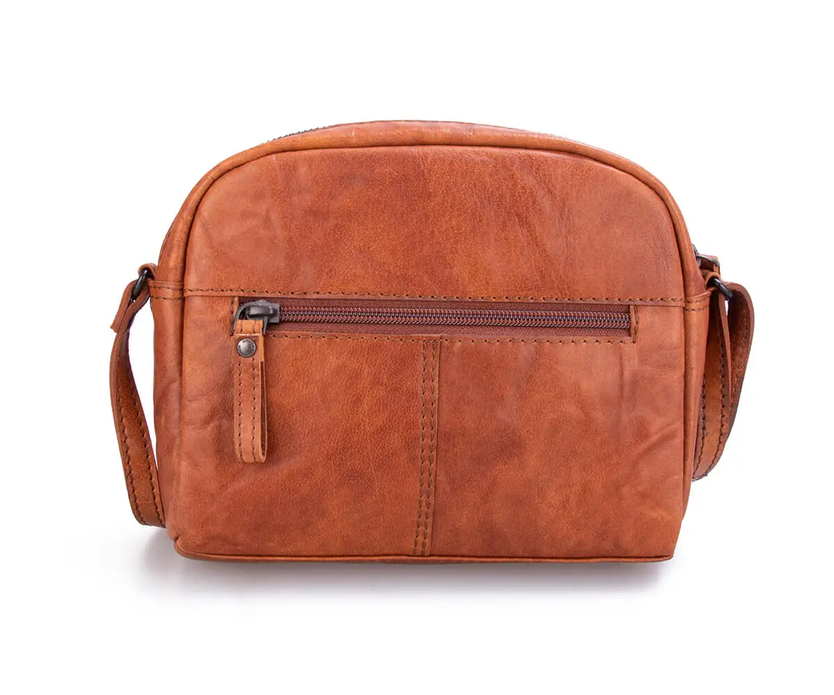 Hnědá kožená kabelka SPIKES & SPARROW