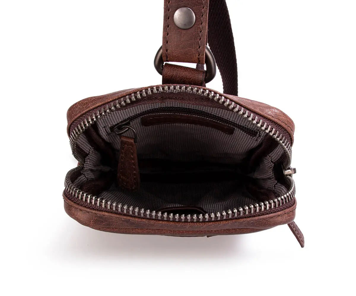 Kožená černá brašna SPIKES & SPARROW