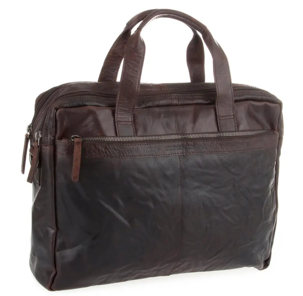 Pánská černá kožená taška SPIKES & SPARROW 