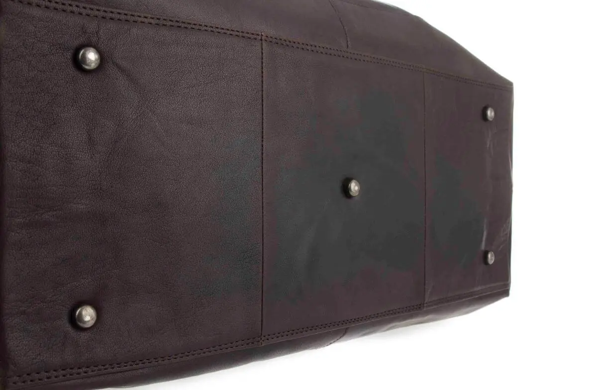 Hnědá cestovní kožená taška SPIKES & SPARROW