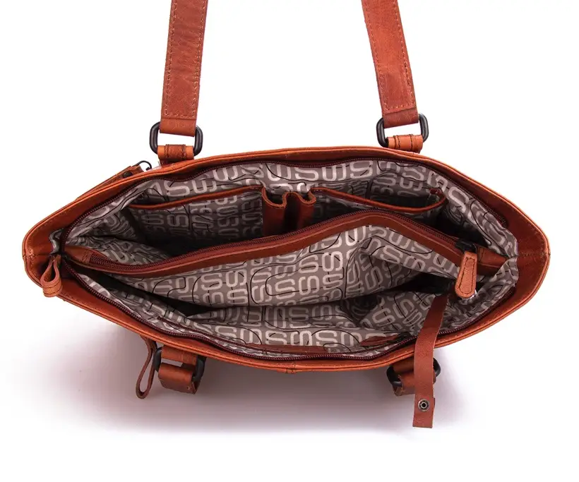 Černá kožená kabelka SPIKES & SPARROW