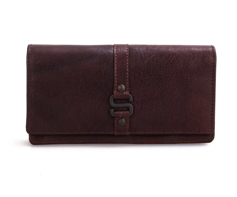 Hnědá kožená peněženka SPIKES & SPARROW