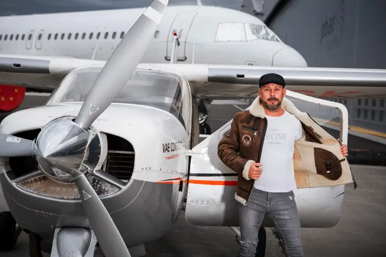 Pánská hnědá kožešinová pilotka JACK