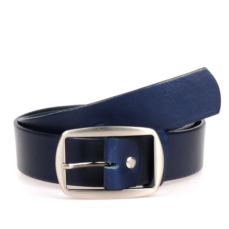 modrý dámský koženy opasek