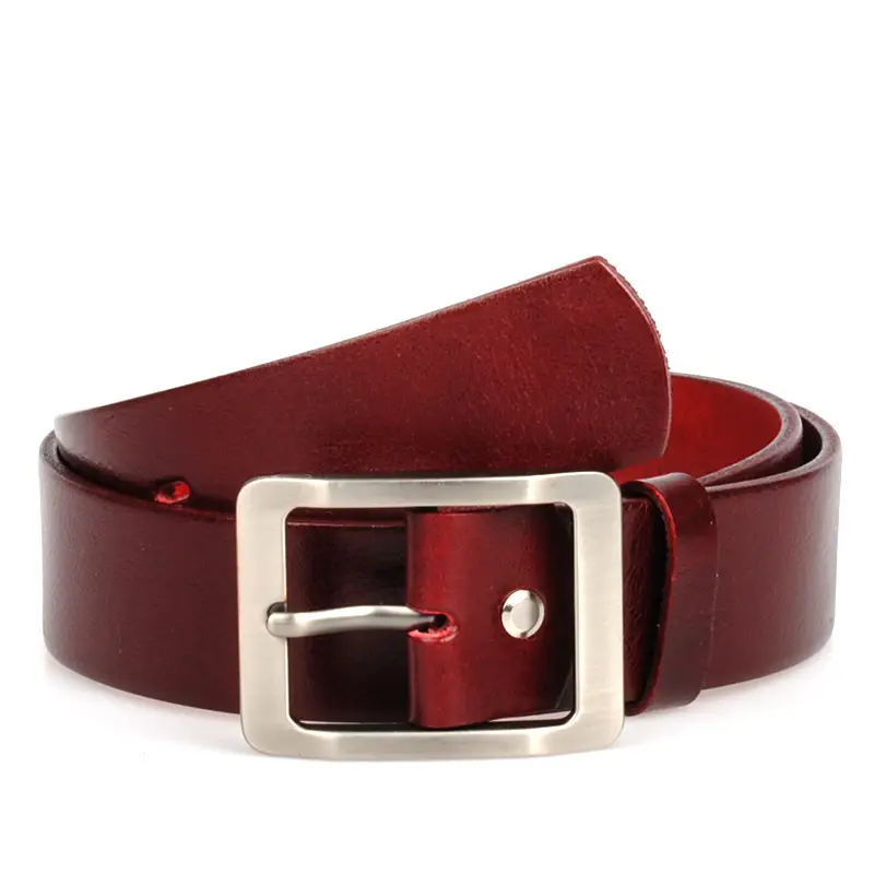 bordó dámský koženy opasek