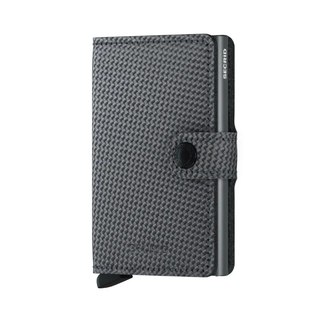 Šedá peněženka SECRID Miniwallet Carbon Cool Grey