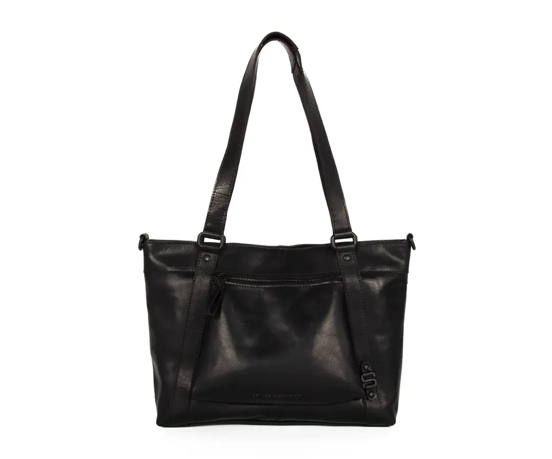 černá kožená kabelka 30116100