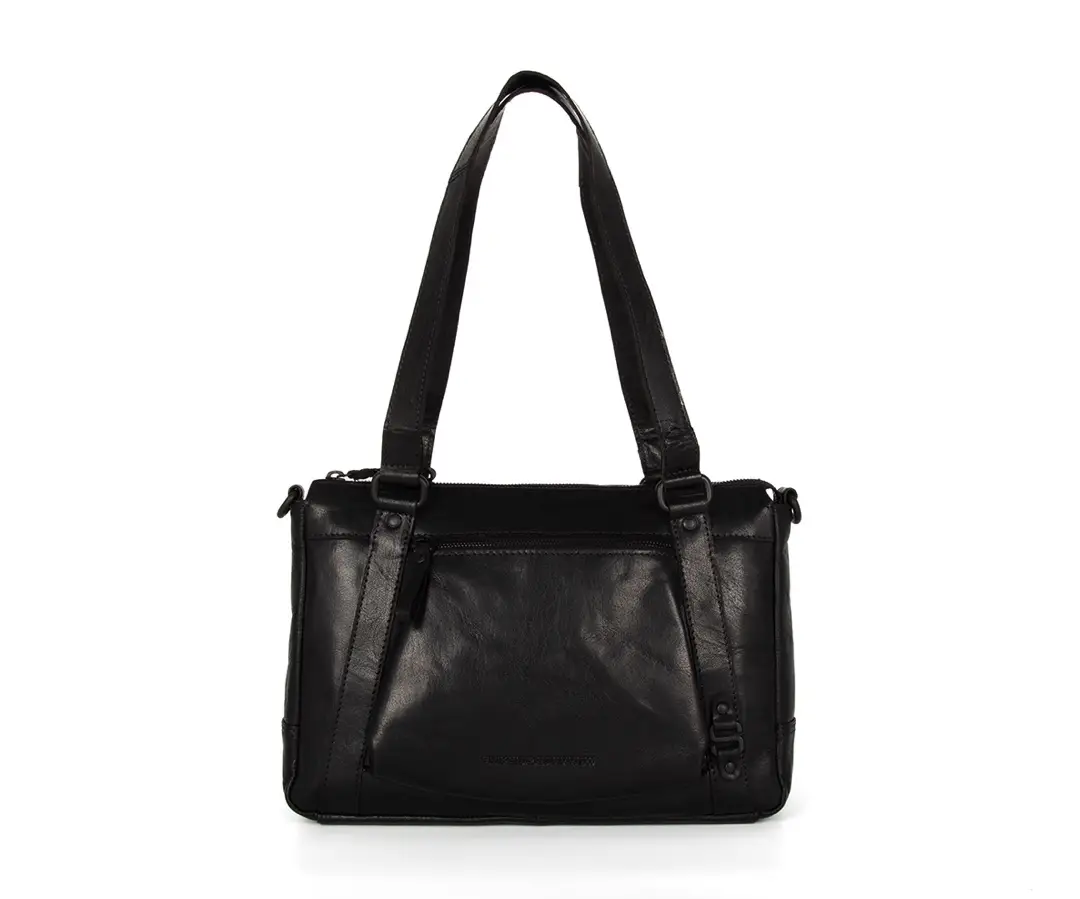 Černá kožená kabelka 3011900