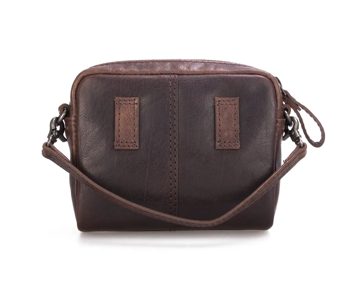 Černá kožená toaletní taška SPIKES & SPARROW