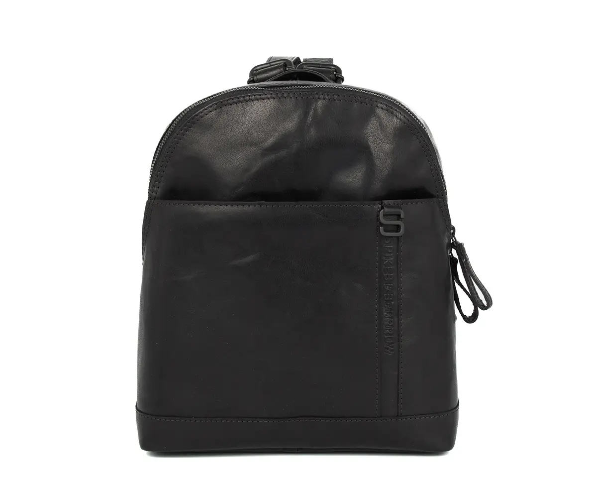 Hnědý kožený batoh 38113001