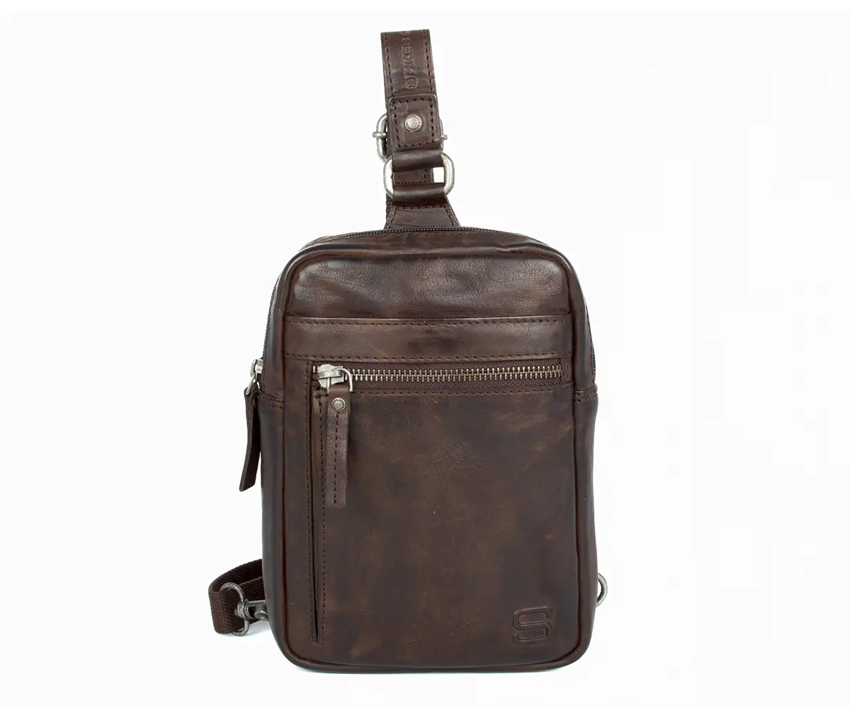 černé kožene crossbody 38755100