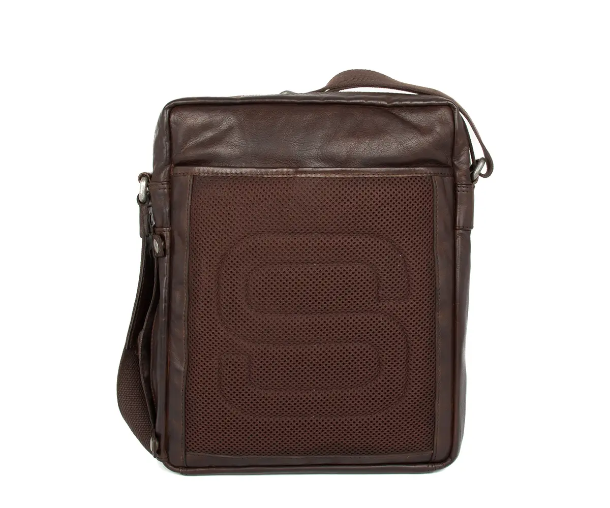 Pánské hnědé velké crossbody SPIKES & SPARROW