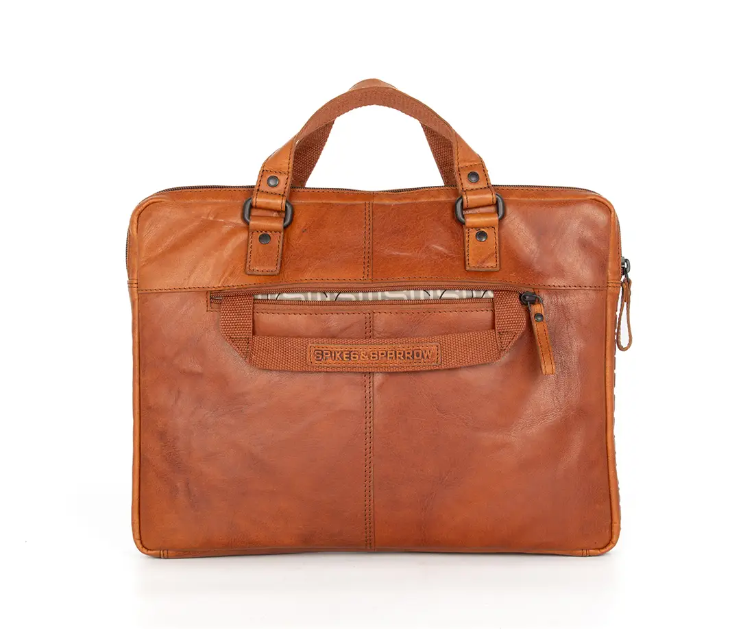 Brandy kožená taška na laptop SPIKES & SPARROW