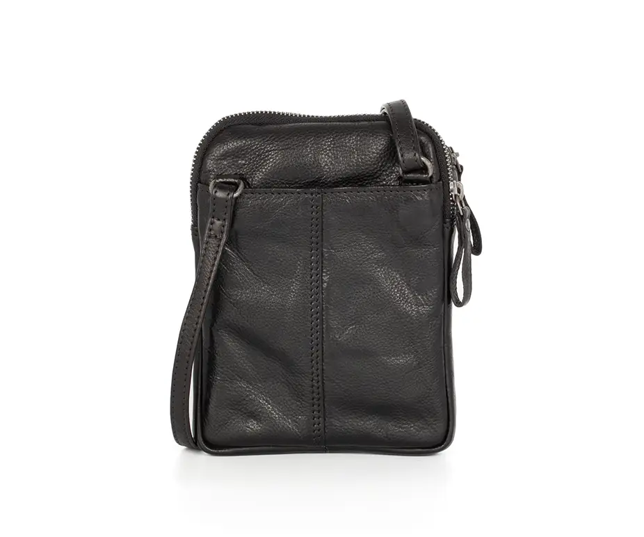 Černé kožené crossbody SPIKES & SPARROW