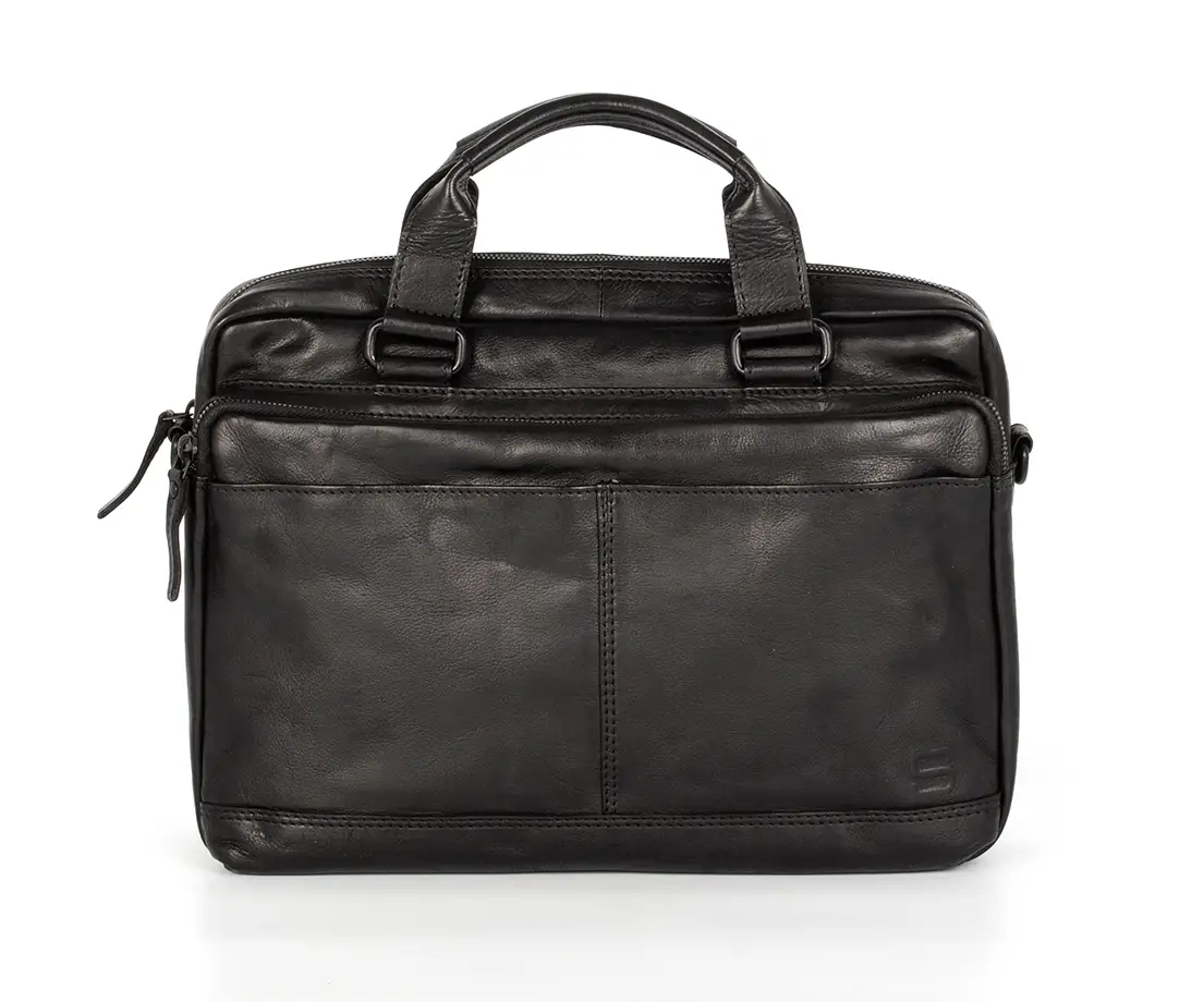 černá kožená taška SPIKES & SPARROW