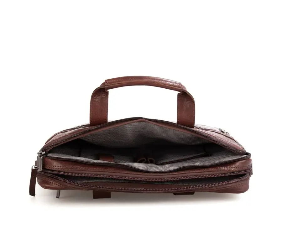 Černá kožená taška SPIKES & SPARROW