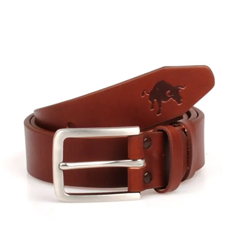 hnedy koženy opasek