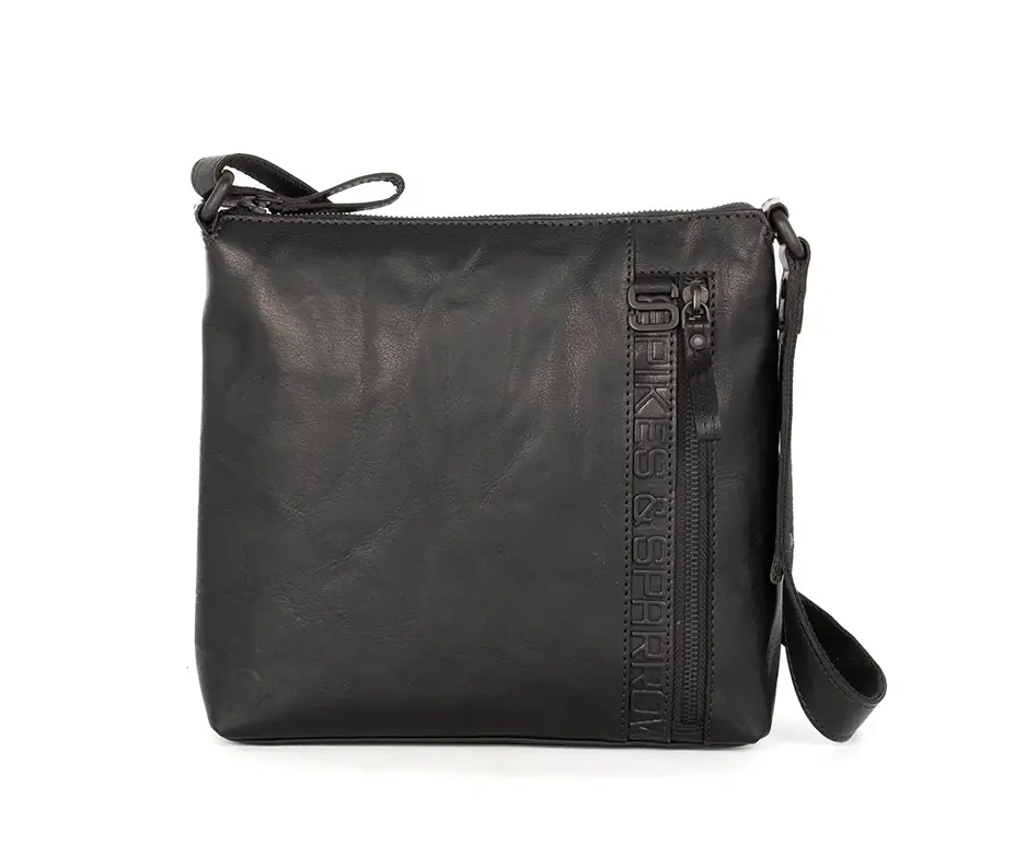 Černé kožené crossbody 48111000