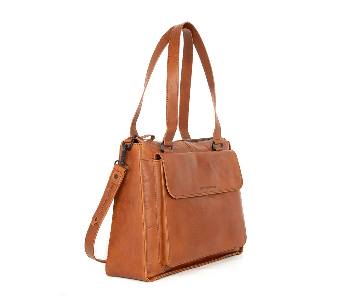 Brandy kožená kabelka na laptop SPIKES & SPARROW