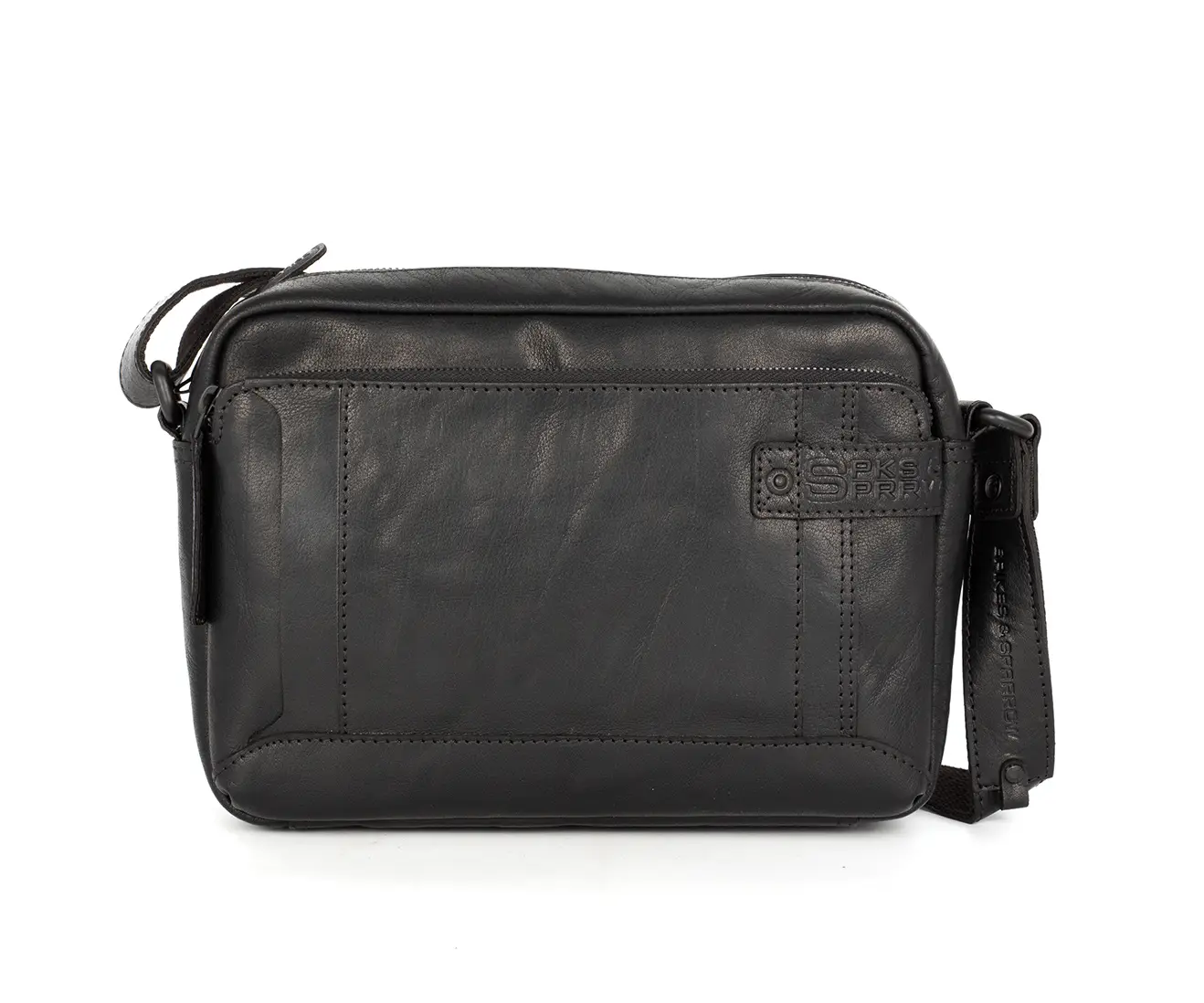 Černá kožená kabelka 48141100