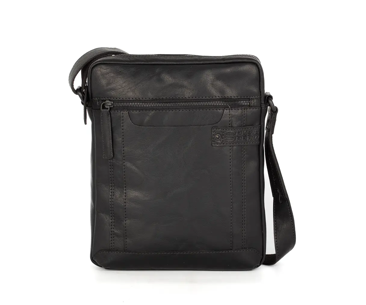 Černé kožene crossbody 48141200