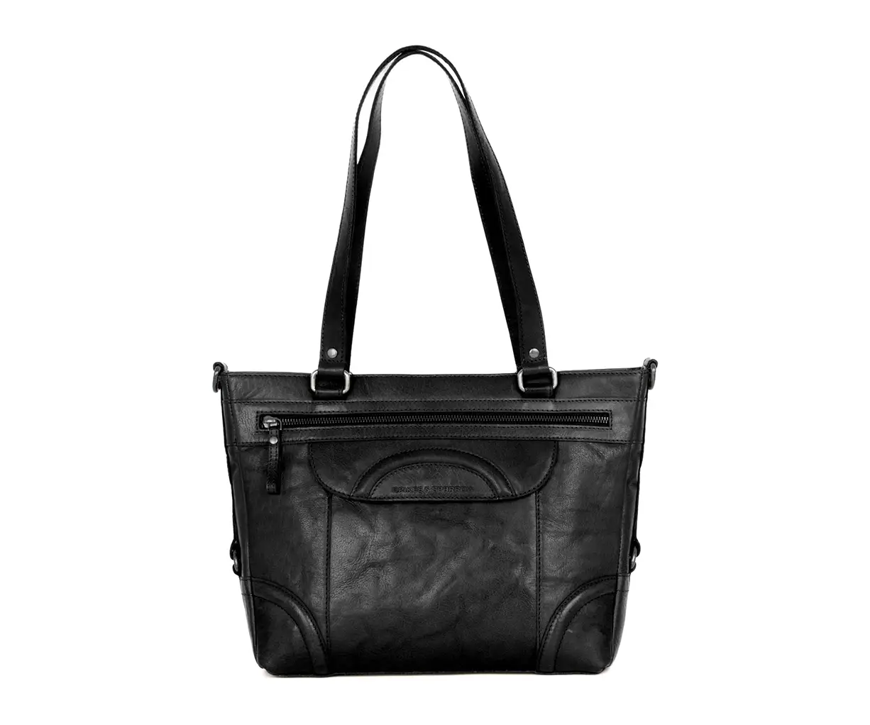 Černá kožená kabelka 50516000