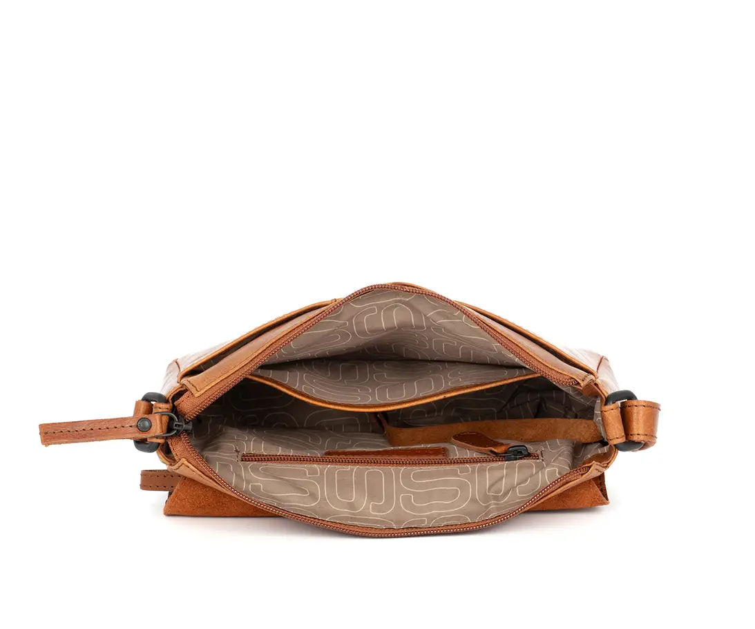 Černá kožená kabelka SPIKES & SPARROW